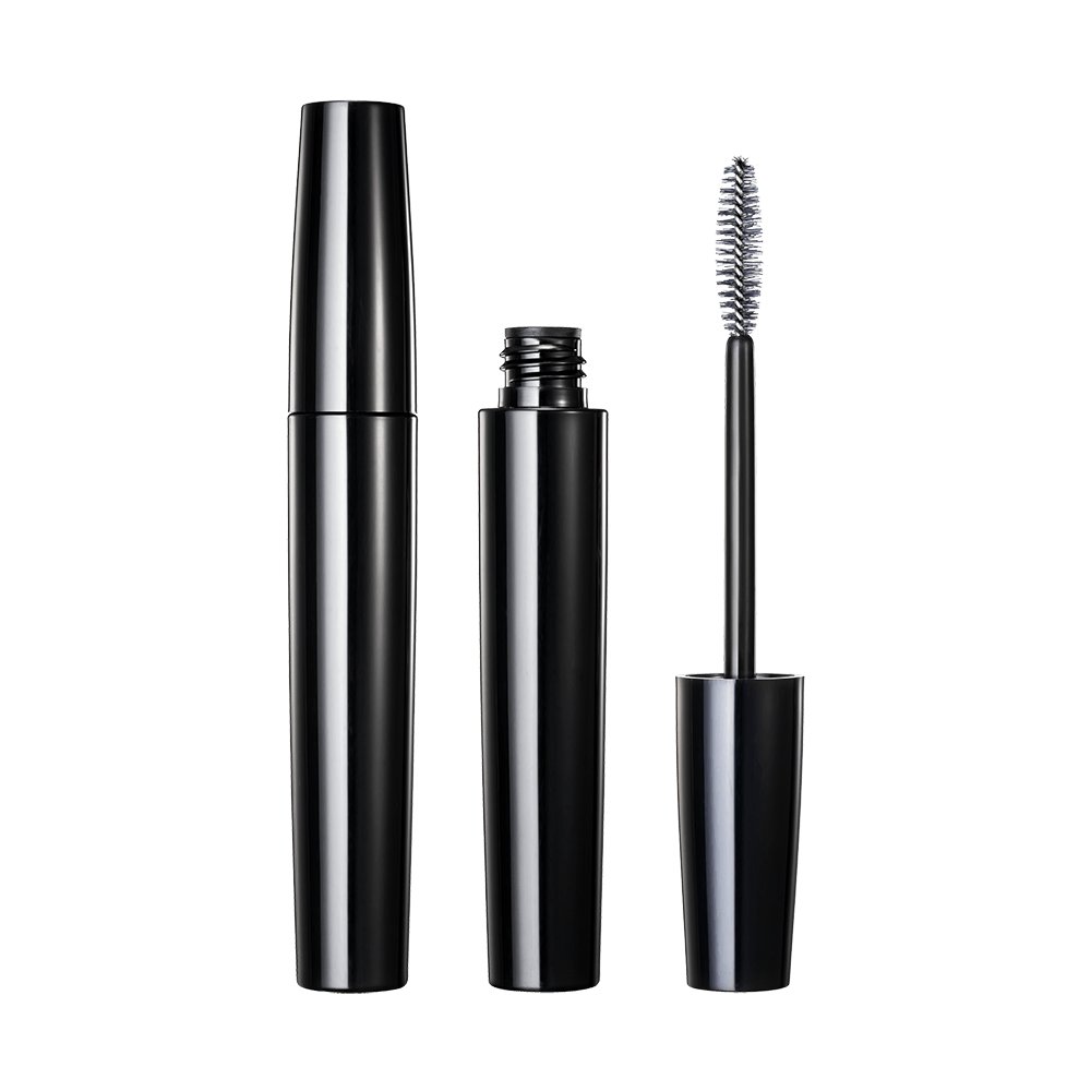 Mạ điện sáng bạc 4ML dung tích nhỏ lọ nhựa tròn thẳng ống mascara HM1176