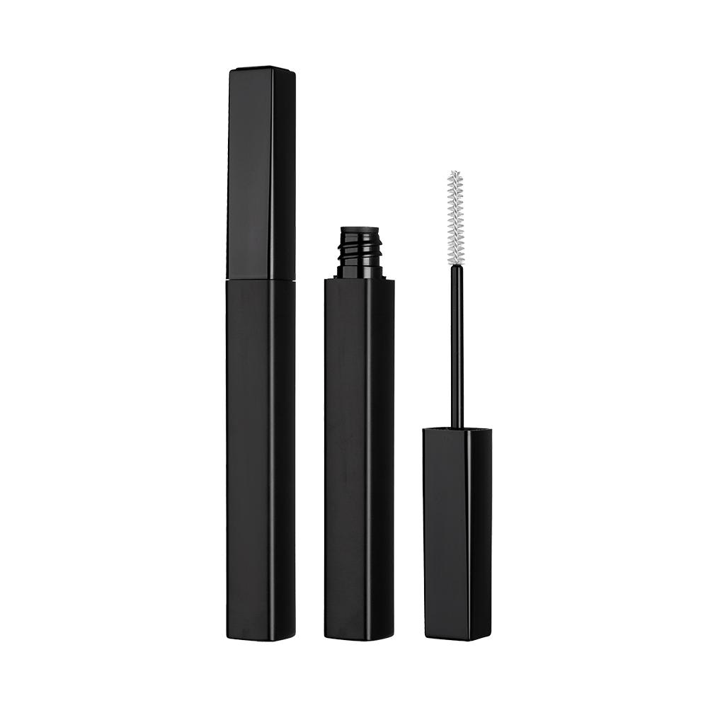 Ống mascara nhỏ bằng nhôm mỏng màu đen mờ 4.5ml vuông HM1256