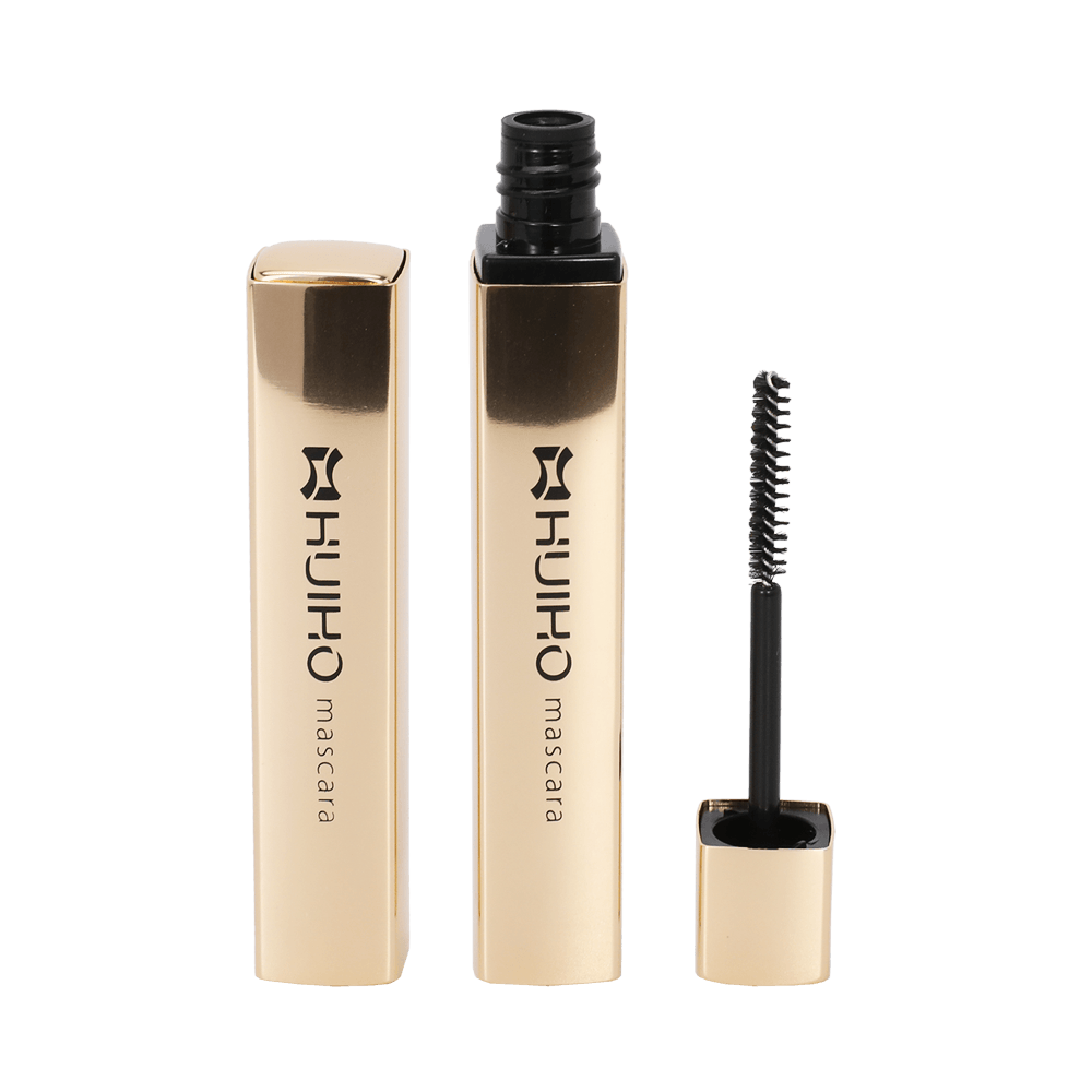 Hộp đựng Mascara rỗng màu vàng tùy chỉnh với cọ chải mi HM1329
